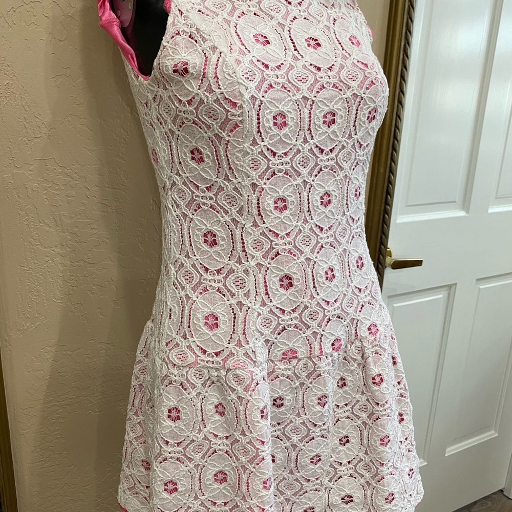 Lace mini dress